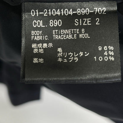 Theory セオリー 01-2104104 ネイビー ETIENNETTE B TRACEABLE テーラードジャケット ジャケット