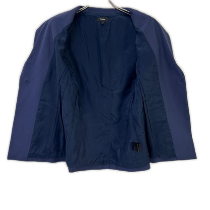 Theory セオリー 01-9904108 ブルー Traceable Wool Etiennette B Blazer テーラードジャケット ジャケット