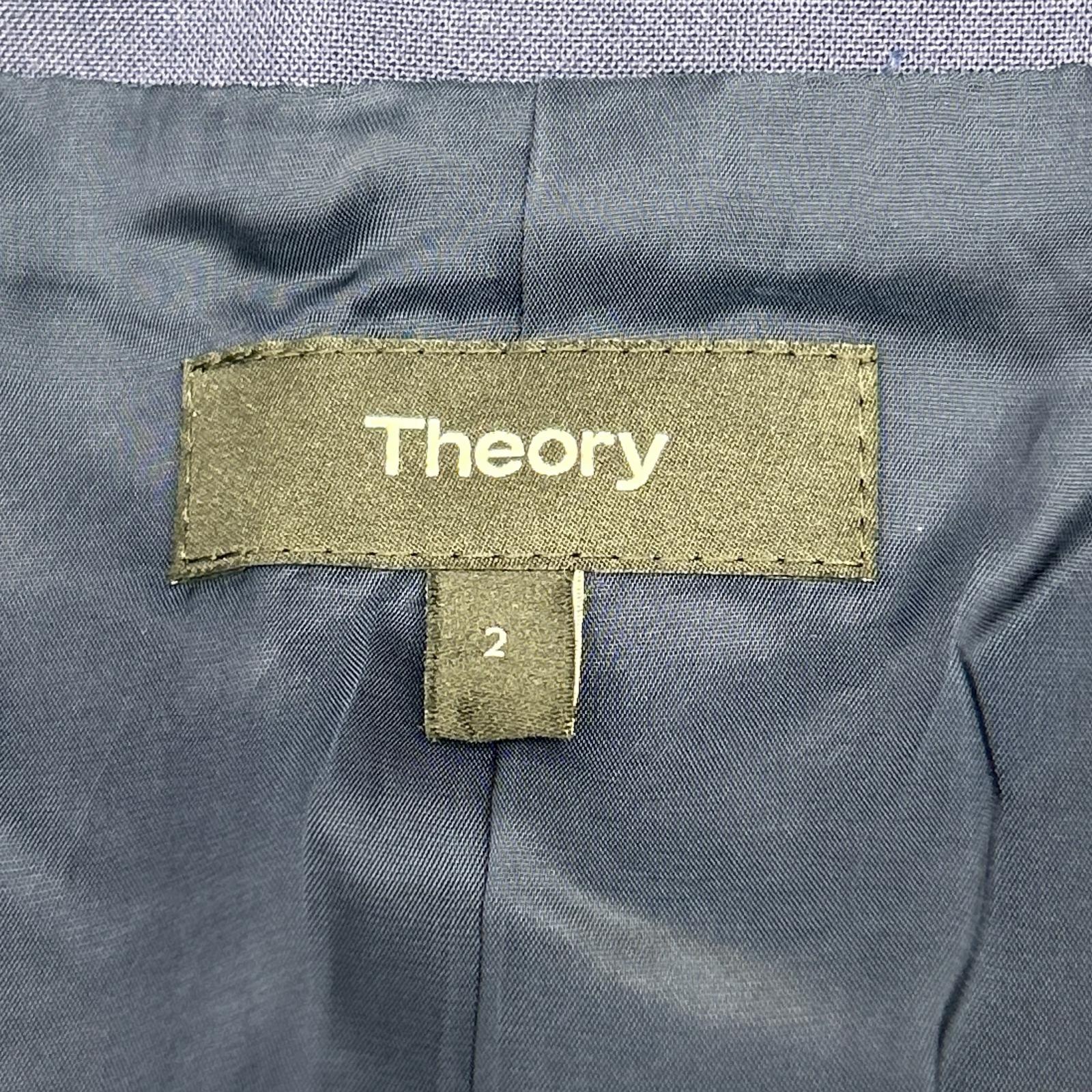 Theory セオリー 01-9904108 ブルー Traceable Wool Etiennette B Blazer テーラードジャケット ジャケット