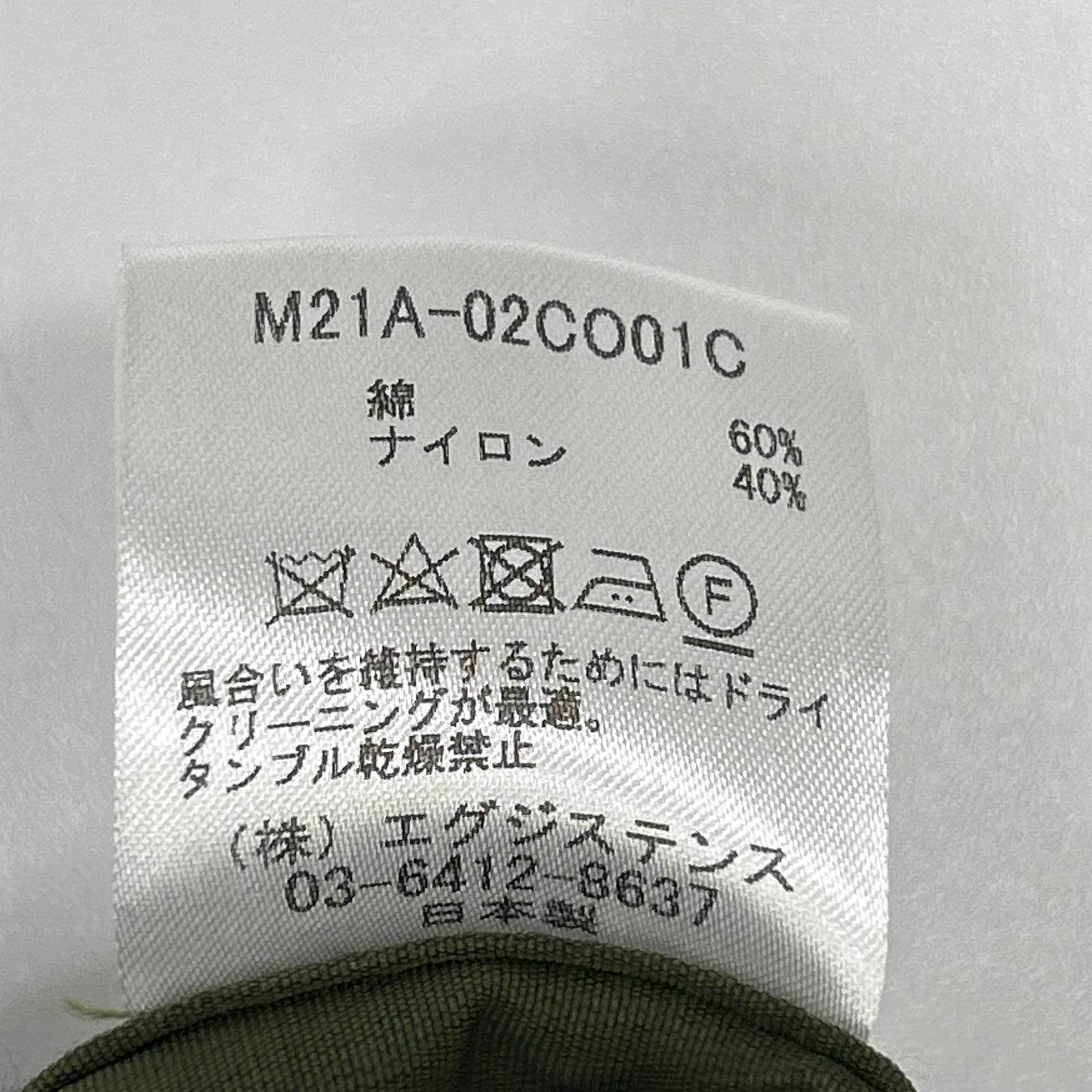 marka マーカ M21A-02CO01C オリーブ オーガニックコットン×リサイクルナイロン SNOW PARKA RECYCLE 60/40 CLOTH ジャケット