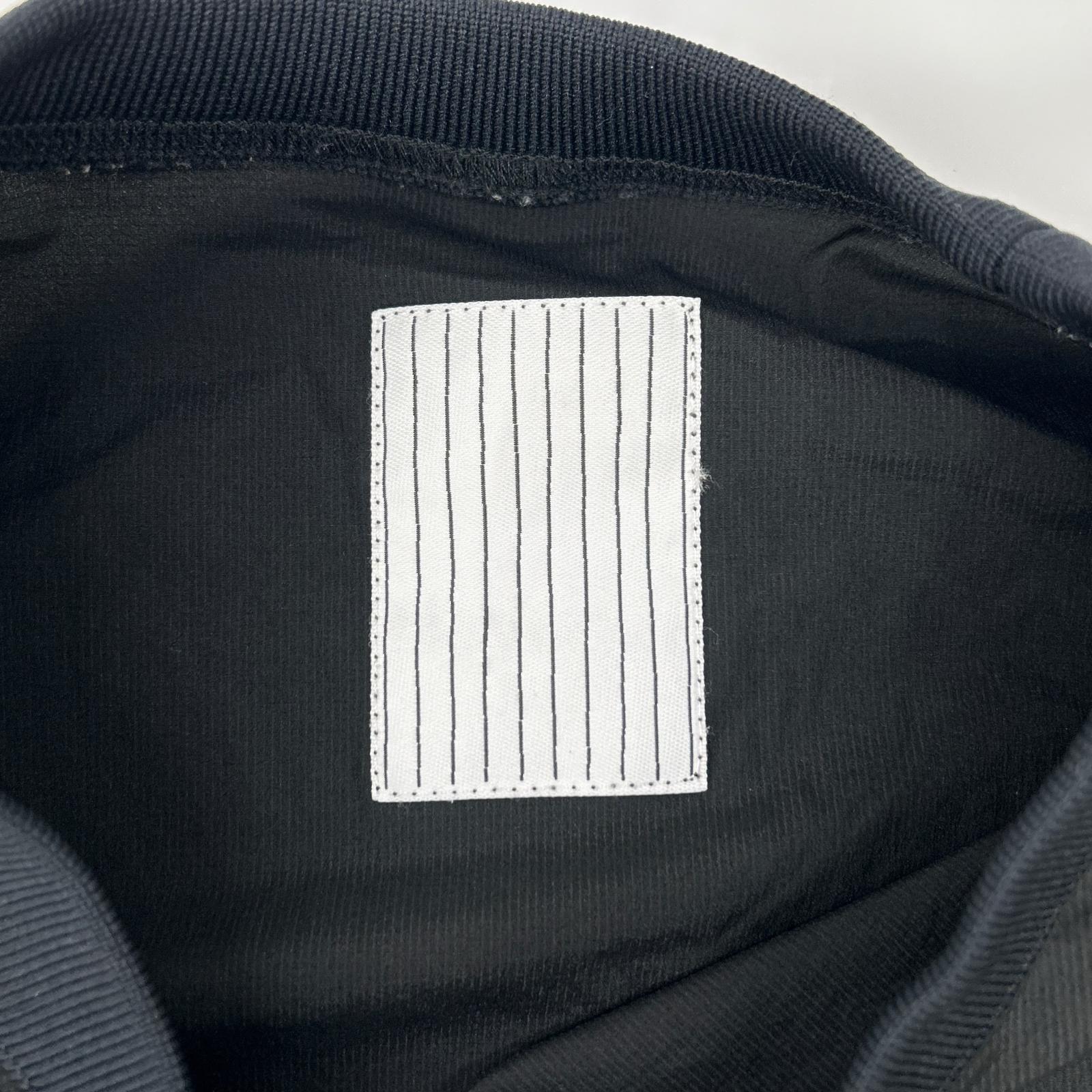 s.f.c stripes for creative エスエフシーストライプ フォー クリエイティブ ブラック ナイロン ドローコード クルーネックロングスリーブプルオーバー トップス