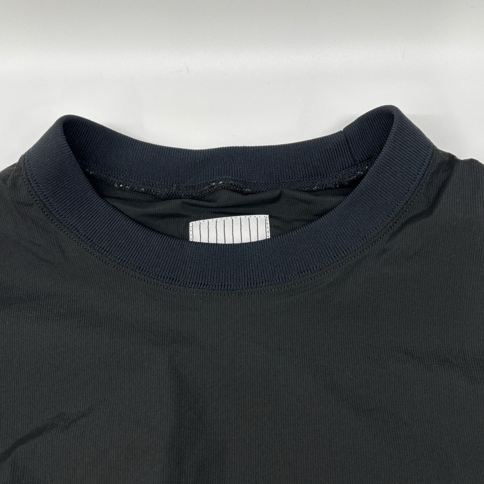 s.f.c stripes for creative エスエフシーストライプ フォー クリエイティブ ブラック ナイロン ドローコード クルーネックロングスリーブプルオーバー トップス