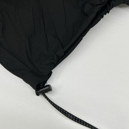 s.f.c stripes for creative エスエフシーストライプ フォー クリエイティブ ブラック ナイロン ドローコード クルーネックロングスリーブプルオーバー トップス