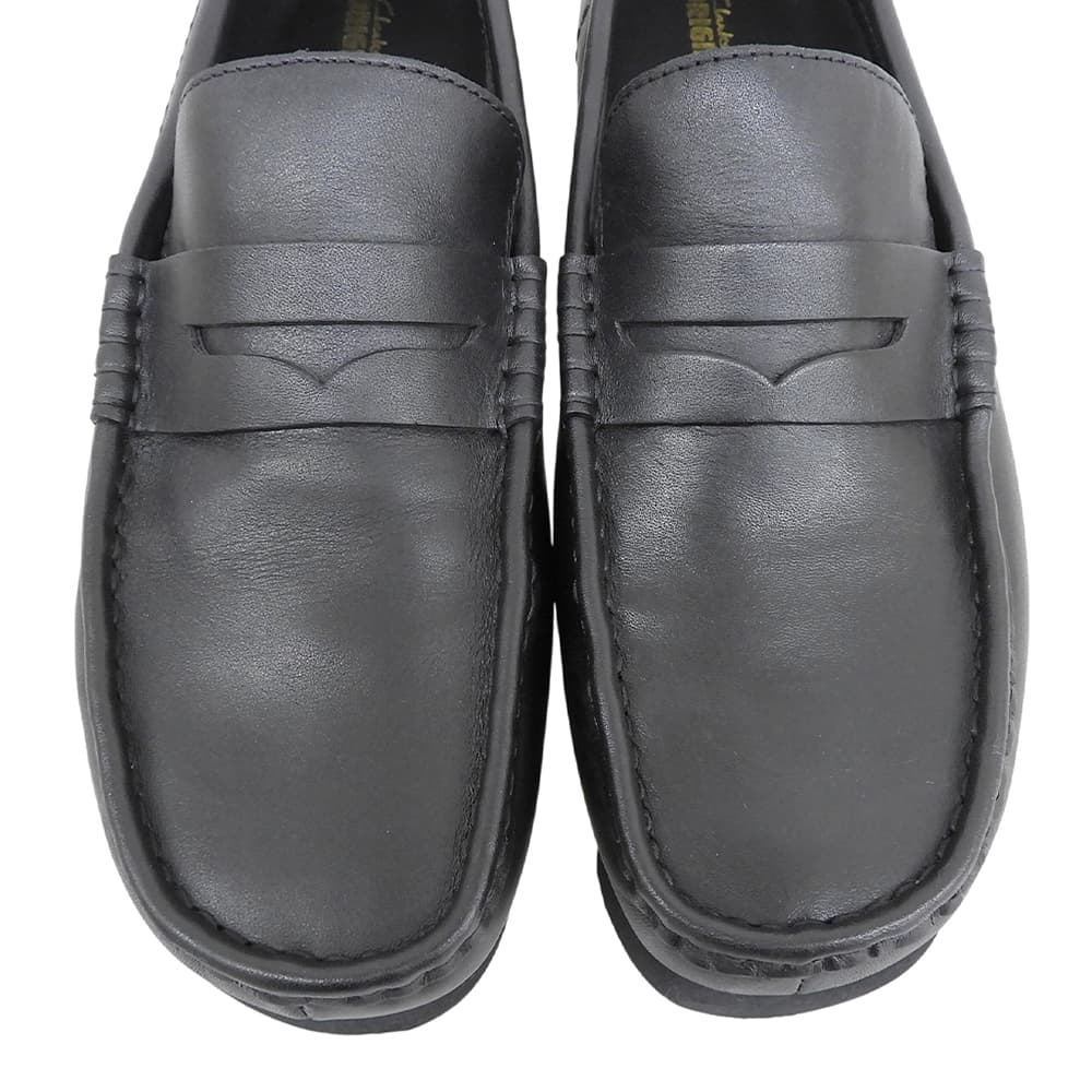 Clarks クラークス 美品 別注 50周年記念 カーフレザー GORE-TEX WallaBeams Loafer シューズ メンズ ブラック 6 1/2 シューズ