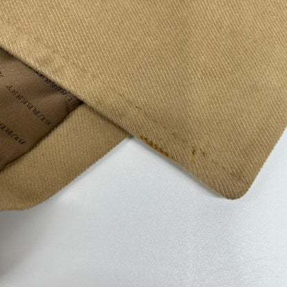 Burberry LONDON BURBERRY LONDON Brown angora-blend Chester coat with logo lining coat