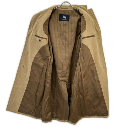 Burberry LONDON バーバリーロンドン ブラウン アンゴラブレンド ロゴ入り裏地 チェスターコート コート