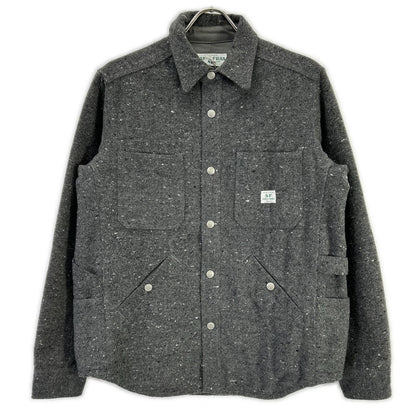 SASSAFRAS SASSAFRAS Gray GARDENER HALF Wool-Button Jacket Jacket