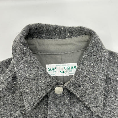 SASSAFRAS SASSAFRAS Gray GARDENER HALF Wool-Button Jacket Jacket