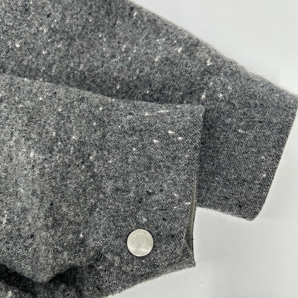 SASSAFRAS SASSAFRAS Gray GARDENER HALF Wool-Button Jacket Jacket