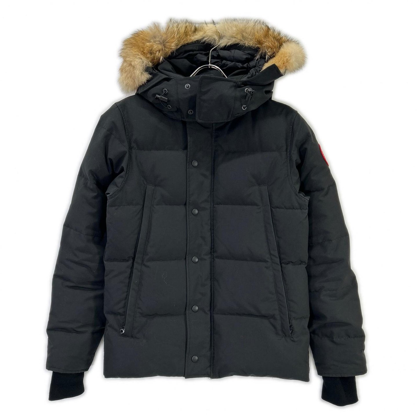 CANADA GOOSE カナダグース 3808MA ブラック コヨーテファー WYNDHAM/ウィンダム ダウン パーカ ジャケット