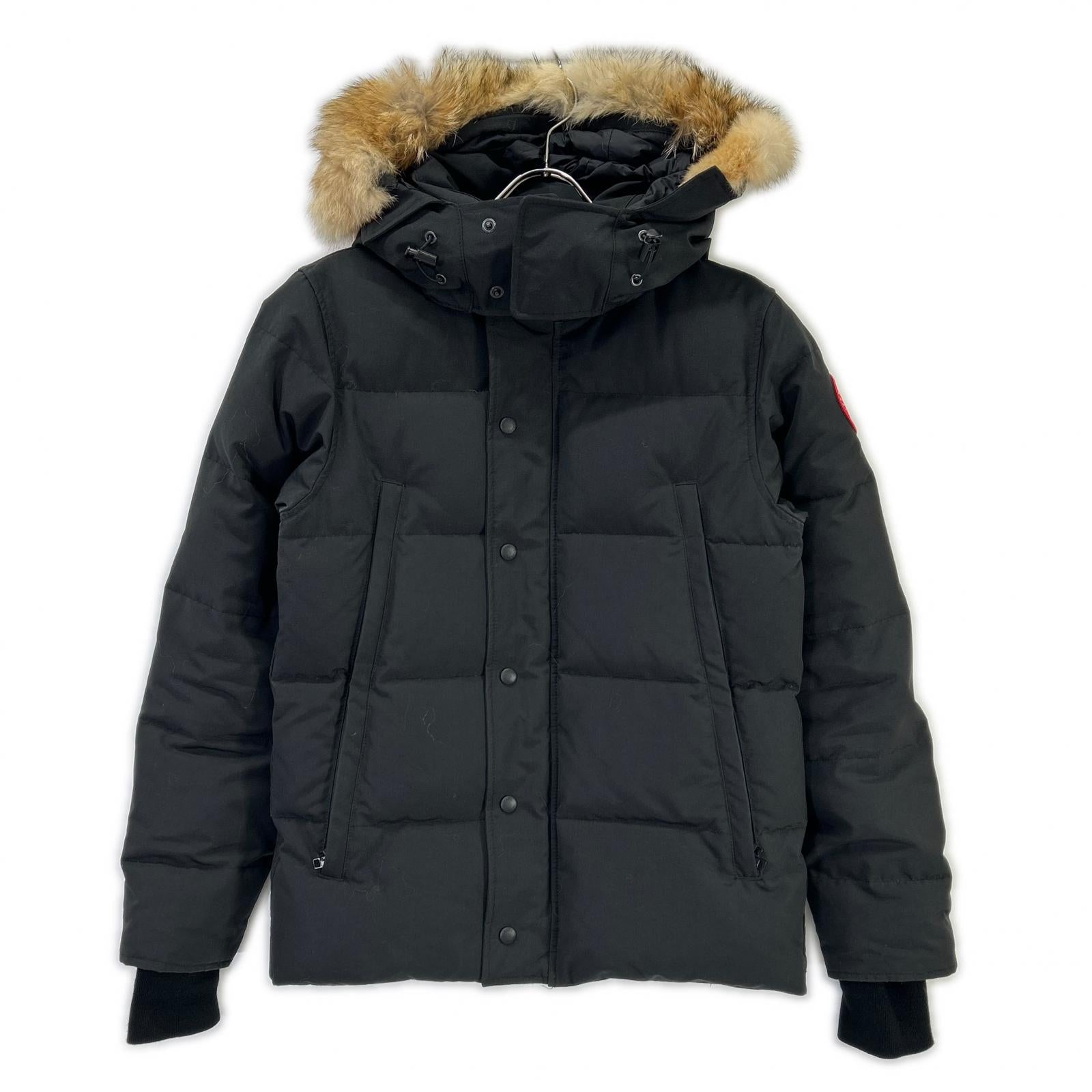 CANADA GOOSE カナダグース 3808MA ブラック コヨーテファー WYNDHAM/ウィンダム ダウン パーカ ジャケット