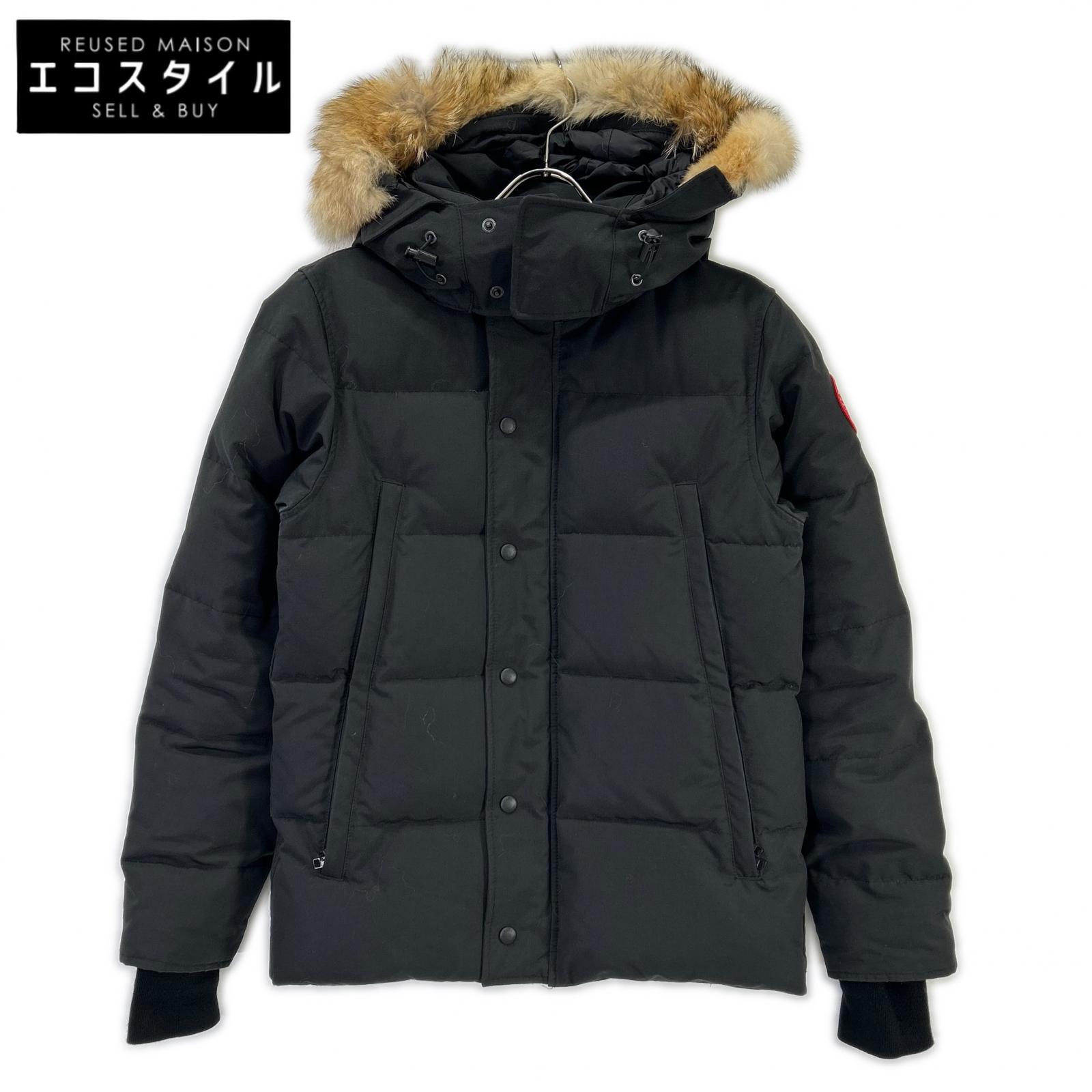 CANADA GOOSE カナダグース 3808MA ブラック コヨーテファー WYNDHAM/ウィンダム ダウン パーカ ジャケット