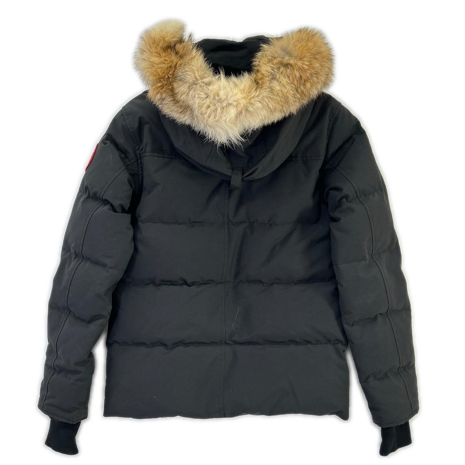 CANADA GOOSE カナダグース 3808MA ブラック コヨーテファー WYNDHAM/ウィンダム ダウン パーカ ジャケット