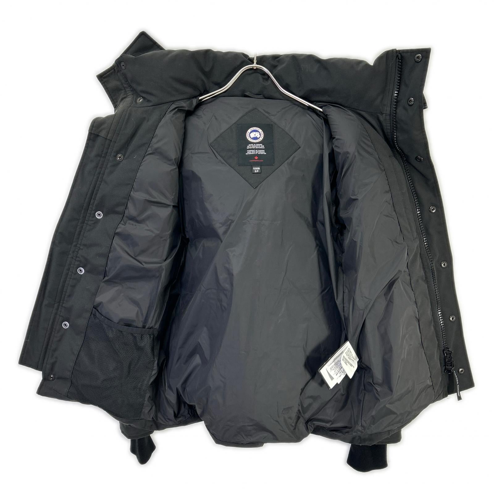 CANADA GOOSE カナダグース 3808MA ブラック コヨーテファー WYNDHAM/ウィンダム ダウン パーカ ジャケット