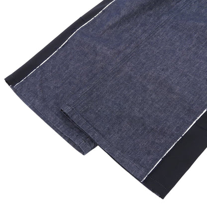 LE CIEL BLEU ルシェルブルー 美品 ツートンの生デニムパンツ ボトムス レディース インディゴ 36 24AW ボトムス