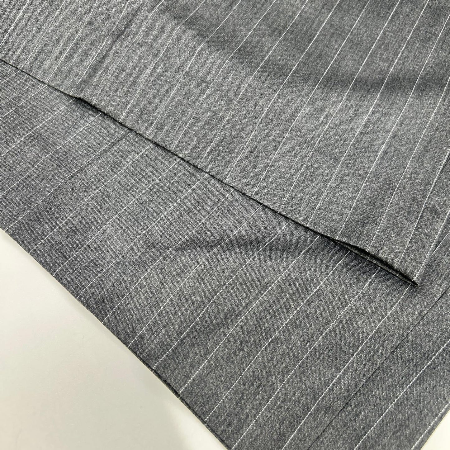 MAISON SPECIAL メゾンスペシャル 24SS グレー ストライプ ワイドパンツ スラックス パンツ ボトムス
