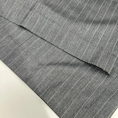 MAISON SPECIAL メゾンスペシャル 24SS グレー ストライプ ワイドパンツ スラックス パンツ ボトムス