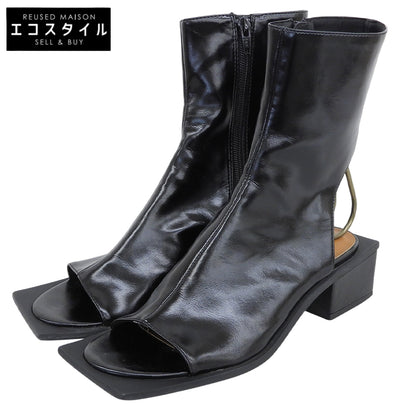 Ameri アメリ 美品 MEDI SCOOP OUT SHORT BOOTS シューズ レディース 黒 ブラック M シューズ