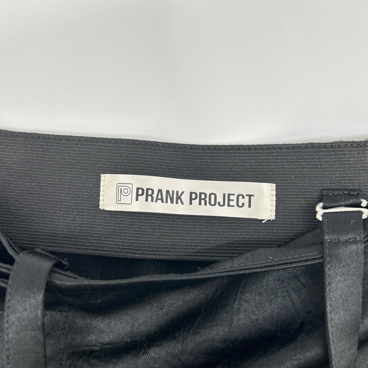 PRANK PROJECT プランクプロジェクト ブラック メタルモチーフ ローウエストスカート スカート
