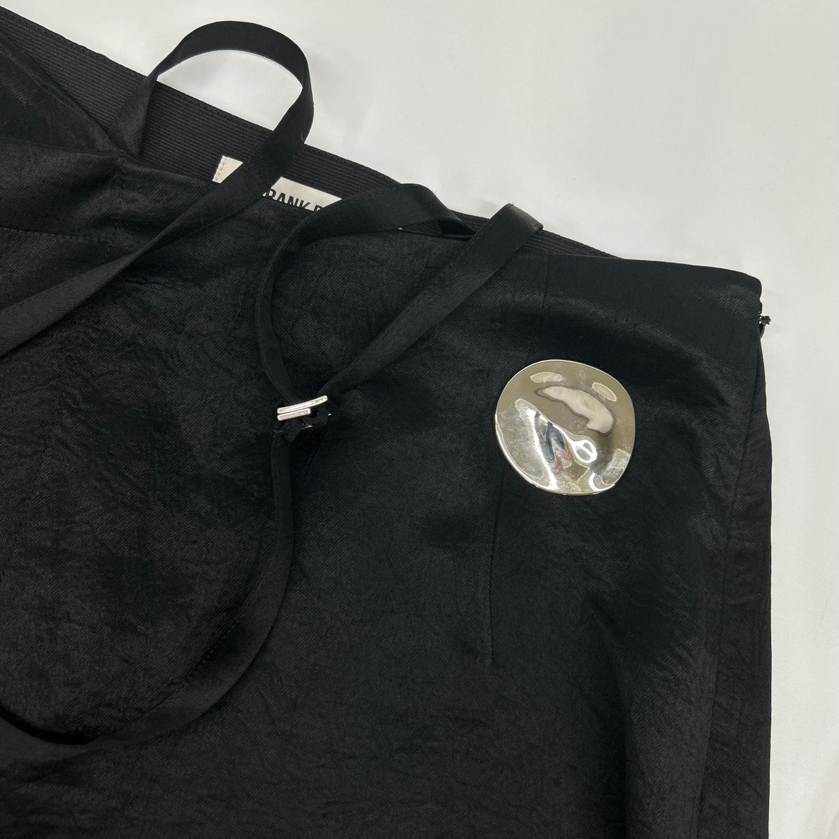 PRANK PROJECT PRANK PROJECT Black metal-motif low-waist skirt skirt