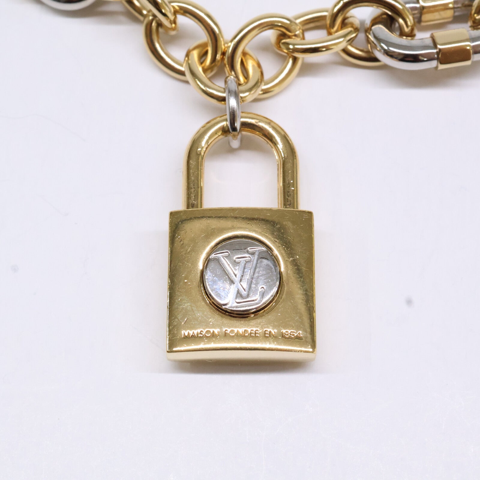 LOUIS VUITTON ルイヴィトン 【美品】M00538 チェーン・LVパドロック バッグチャーム その他