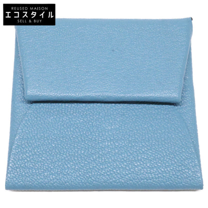 HERMES エルメス 【美品】バスティア W刻印 レザー コインケース