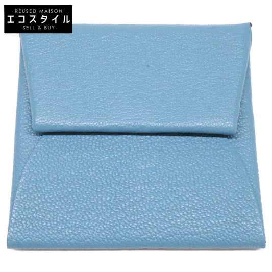 HERMES エルメス 【美品】バスティア W刻印 レザー コインケース