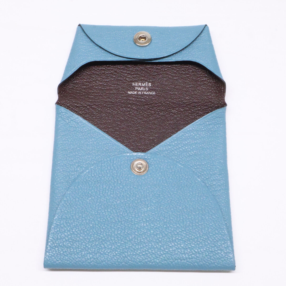 HERMES エルメス 【美品】バスティア W刻印 レザー コインケース