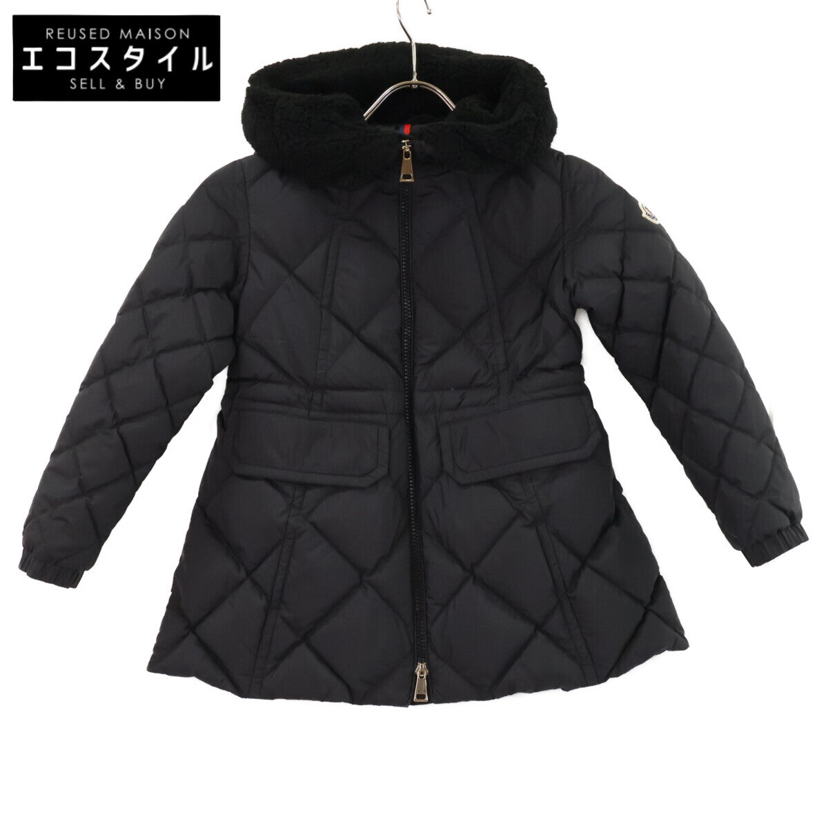 MONCLER モンクレール 【美品/24年製】LAVONNE フードボア キルティング ダウンジャケット ジャケット