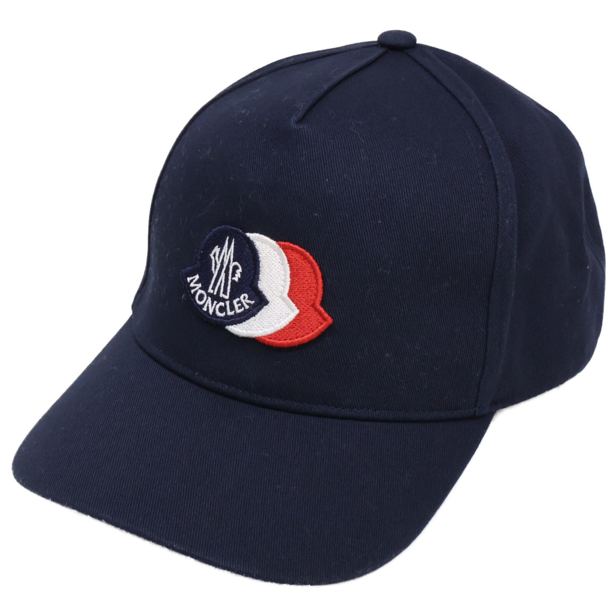 MONCLER モンクレール 【新品同様】25年製 L19543B00001 0U082 BASEBALL トリコロールロゴワッペン ベースボールキャップ 帽子