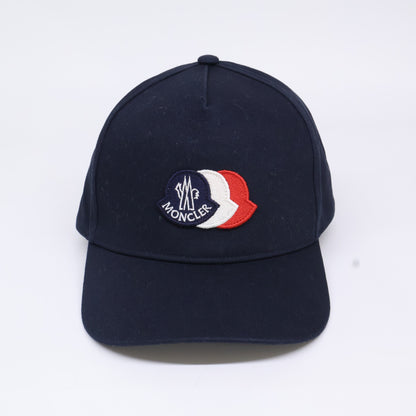 MONCLER モンクレール 【新品同様】25年製 L19543B00001 0U082 BASEBALL トリコロールロゴワッペン ベースボールキャップ 帽子
