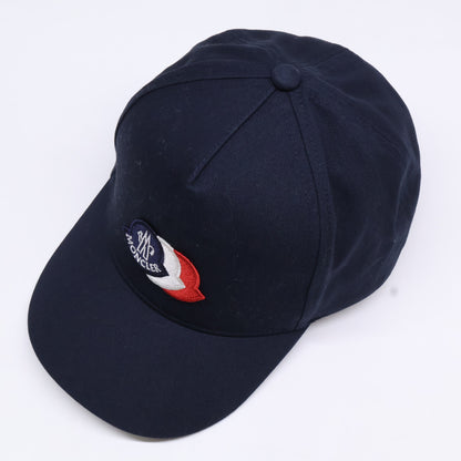 MONCLER モンクレール 【新品同様】25年製 L19543B00001 0U082 BASEBALL トリコロールロゴワッペン ベースボールキャップ 帽子