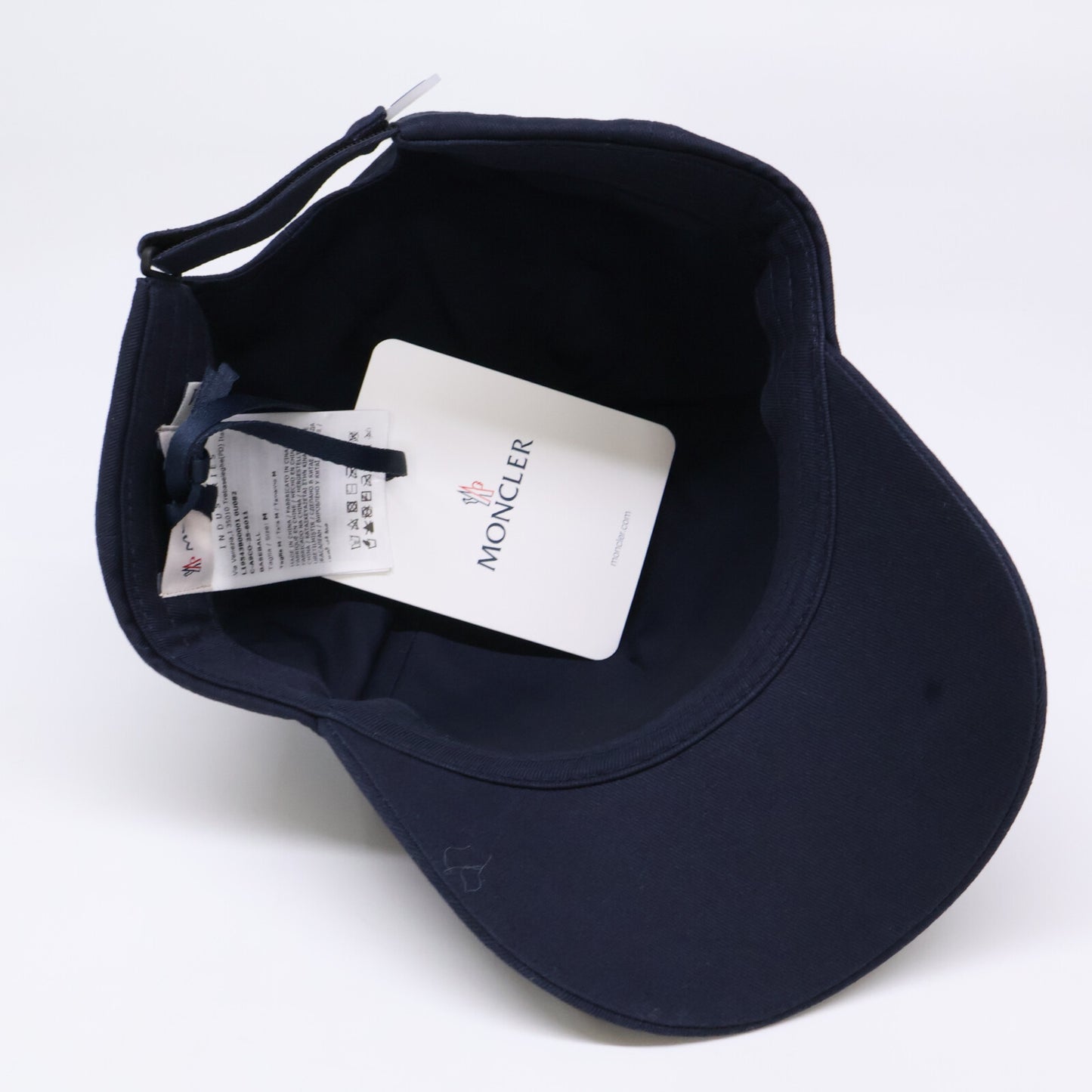 MONCLER モンクレール 【新品同様】25年製 L19543B00001 0U082 BASEBALL トリコロールロゴワッペン ベースボールキャップ 帽子