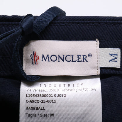 MONCLER モンクレール 【新品同様】25年製 L19543B00001 0U082 BASEBALL トリコロールロゴワッペン ベースボールキャップ 帽子
