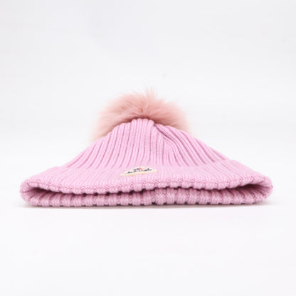 MONCLER モンクレール 【美品/国内正規】24年製 K29543B00011 M1131 BERRETTO TRICOT ロゴワッペン ポンポン ニット帽 帽子