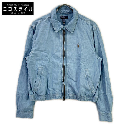 POLObyRalphLauren ポロラルフローレン ライトブルー ポロ刺しゅう シャンブレー ウィンドブレーカー ジャケット