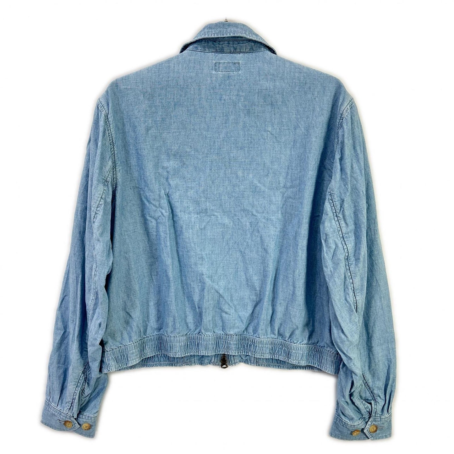 POLObyRalphLauren ポロラルフローレン ライトブルー ポロ刺しゅう シャンブレー ウィンドブレーカー ジャケット