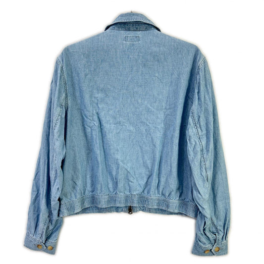 POLObyRalphLauren ポロラルフローレン ライトブルー ポロ刺しゅう シャンブレー ウィンドブレーカー ジャケット