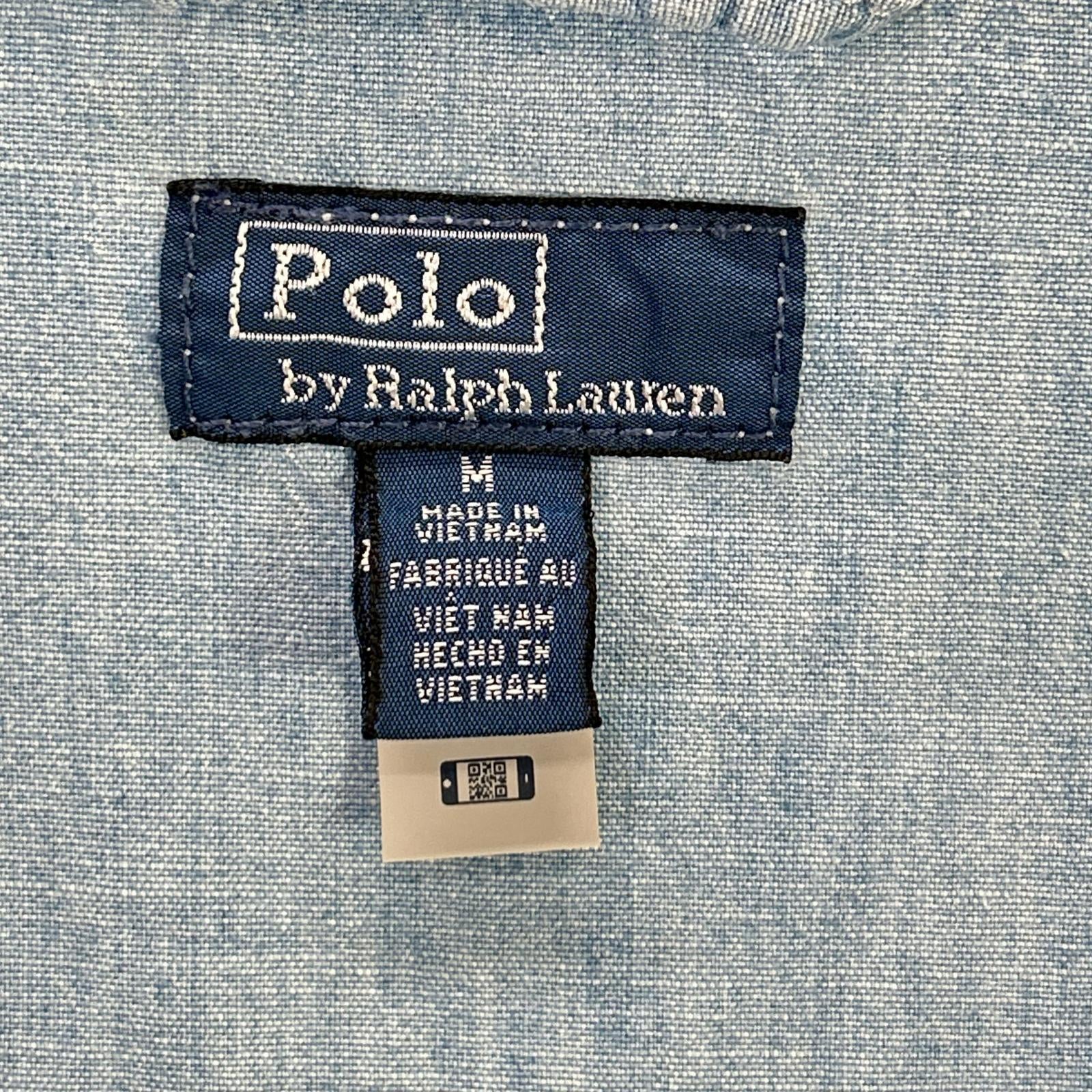POLObyRalphLauren ポロラルフローレン ライトブルー ポロ刺しゅう シャンブレー ウィンドブレーカー ジャケット