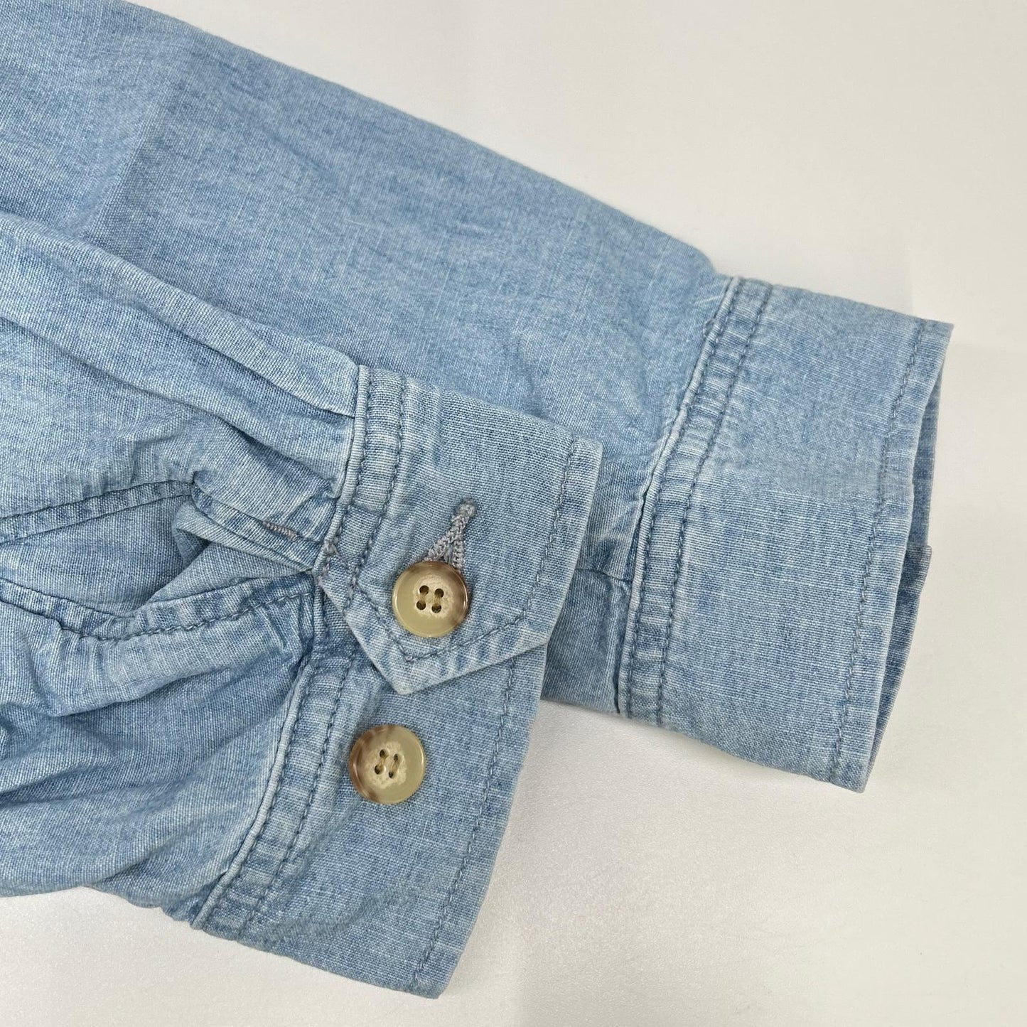 POLObyRalphLauren ポロラルフローレン ライトブルー ポロ刺しゅう シャンブレー ウィンドブレーカー ジャケット