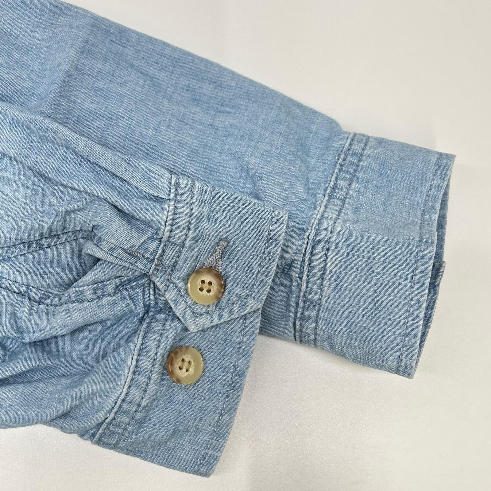 POLObyRalphLauren ポロラルフローレン ライトブルー ポロ刺しゅう シャンブレー ウィンドブレーカー ジャケット