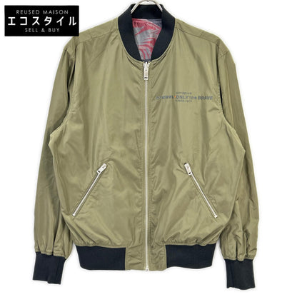 DIESEL DIESEL Khaki×Red Camouflage Reversible Nylon Blouson Jacket