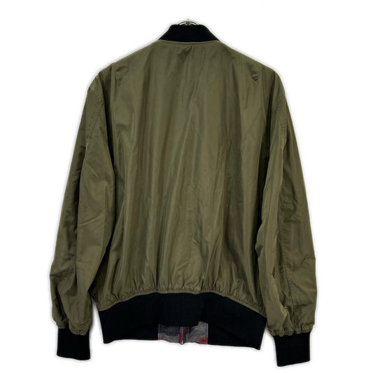 DIESEL ディーゼル カーキ×レッド カモフラ リバーシブルナイロンブルゾン ジャケット