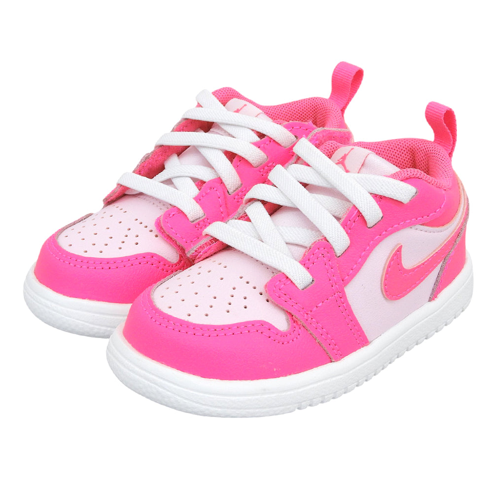 NIKE ナイキ 新品同様 JORDAN 1 LOW ALT スニーカー シューズ キッズ ピンク×ホワイト 12cm DR9747-661 シューズ