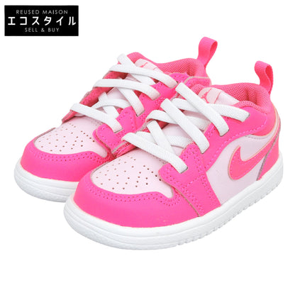 NIKE ナイキ 新品同様 JORDAN 1 LOW ALT スニーカー シューズ キッズ ピンク×ホワイト 12cm DR9747-661 シューズ