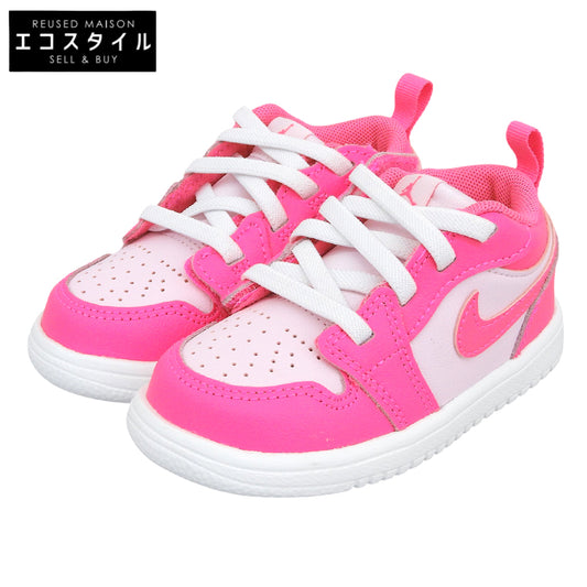 NIKE ナイキ 新品同様 JORDAN 1 LOW ALT スニーカー シューズ キッズ ピンク×ホワイト 12cm DR9747-661 シューズ