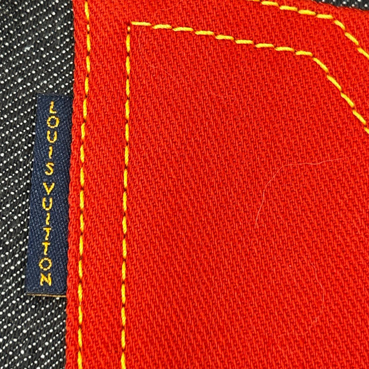 LOUIS VUITTON ルイヴィトン FEJB01FGK ブルー デニム×レザー モノグラム フロントボタン スカート スカート