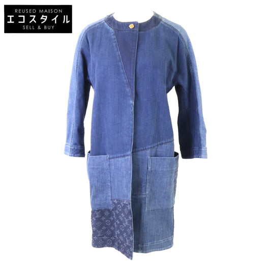 LOUIS VUITTON authentic domestic item, RW141W F5CO16DKH, Monogram patchwork collarless long jacket