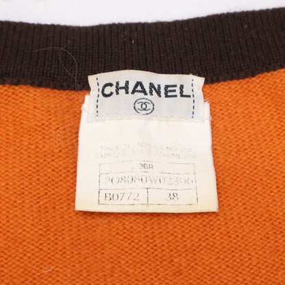 CHANEL シャネル 国内正規 96A PO8080W02306 カシミア100 ココマークボタン カーディガン トップス