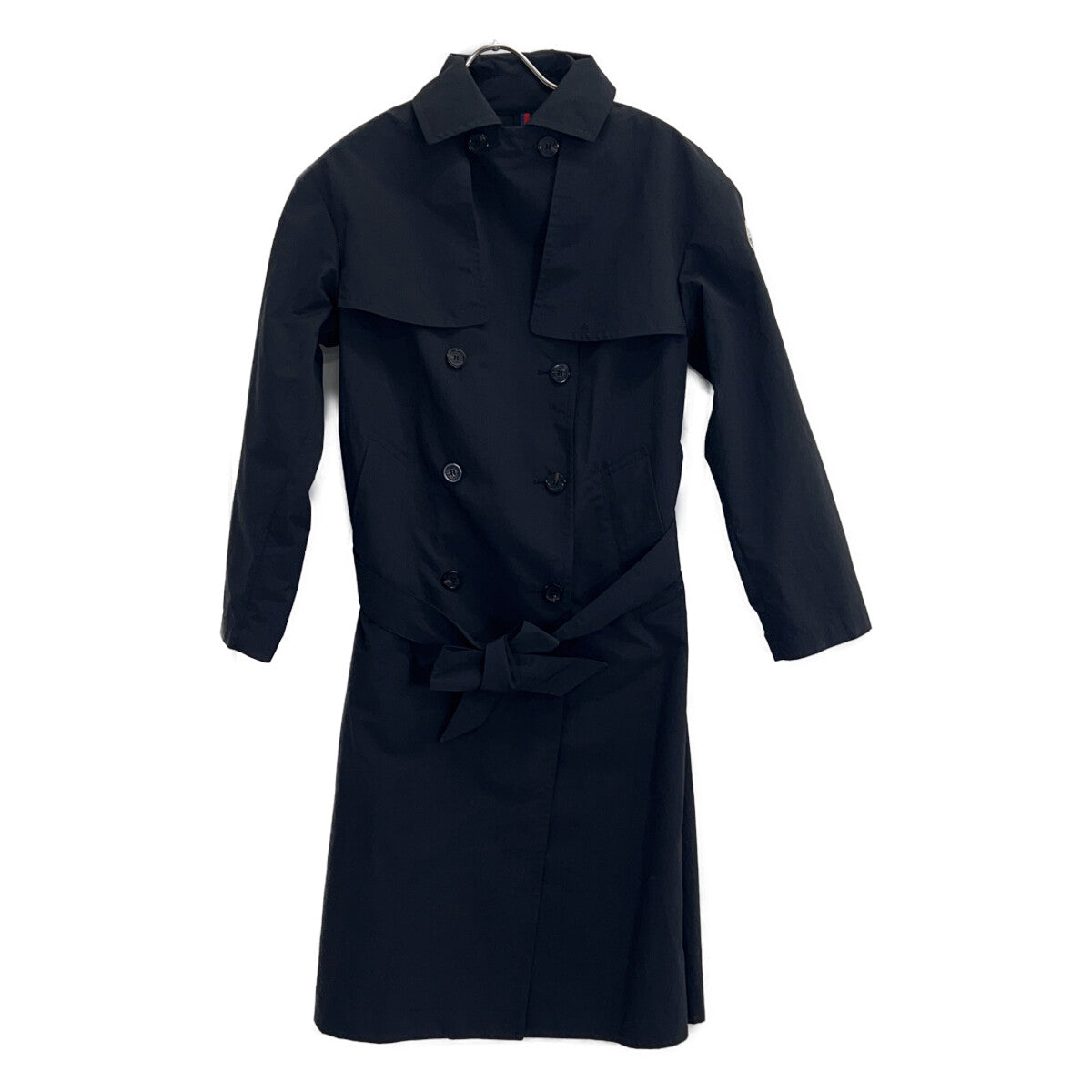MONCLER モンクレール D10934901305 ブラック ダブルブレスト ROCHE ナイロン トレンチコート コート